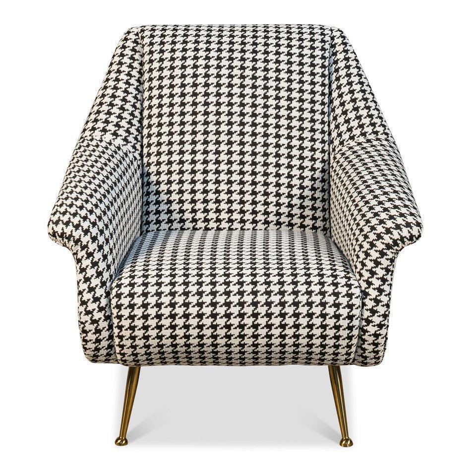 Ziegfeld Houndstooth Armchair