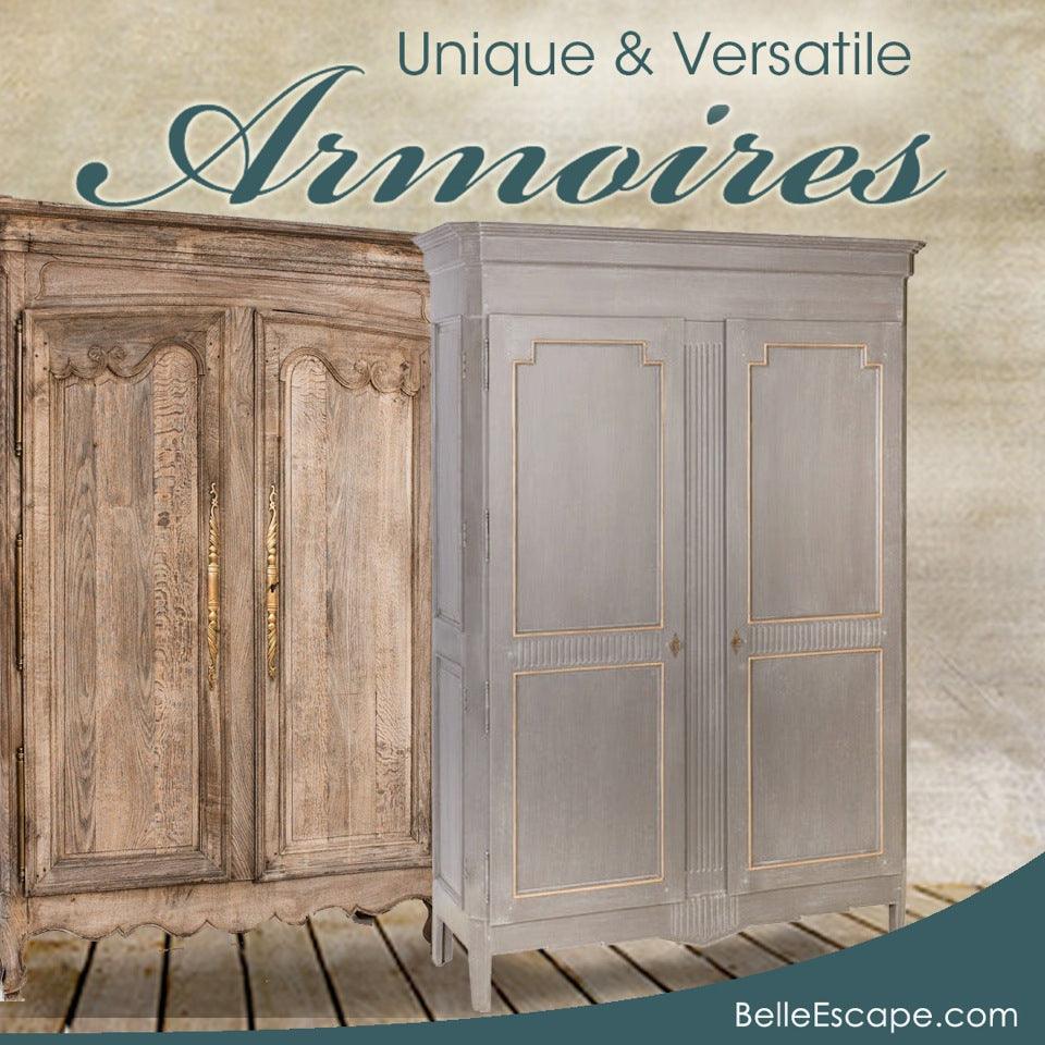 Beautiful, Versatile French Armoires - Belle Escape