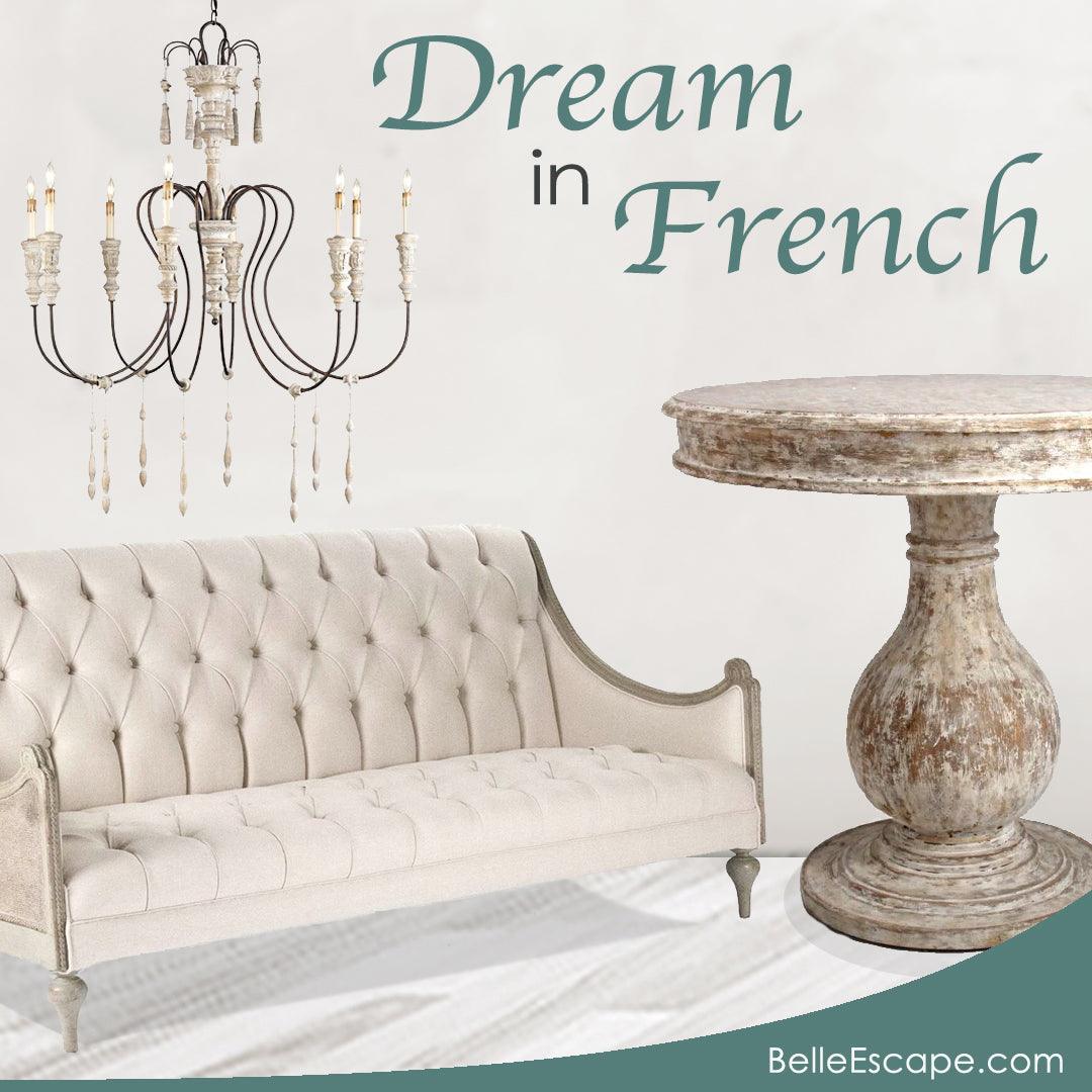 Dream in French - Vintage Interiors - Belle Escape