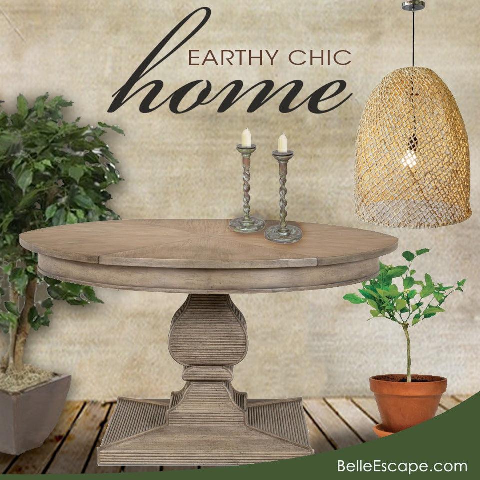 Earthy Chic Natural Furniture Trend - Belle Escape