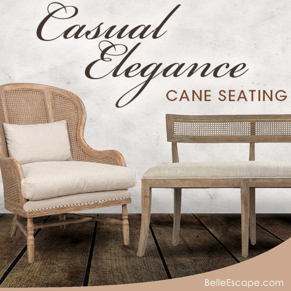 Elegant Cane Seating - Belle Escape