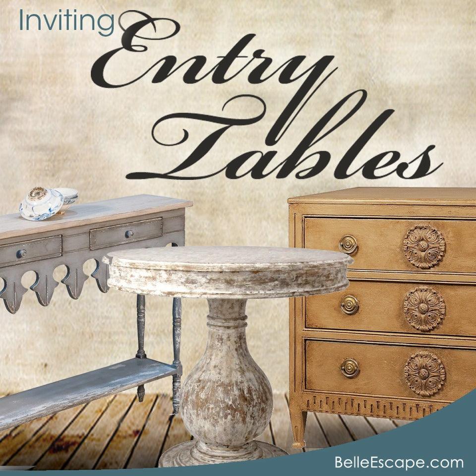 Finding the Right Entry Table for your Home - Belle Escape
