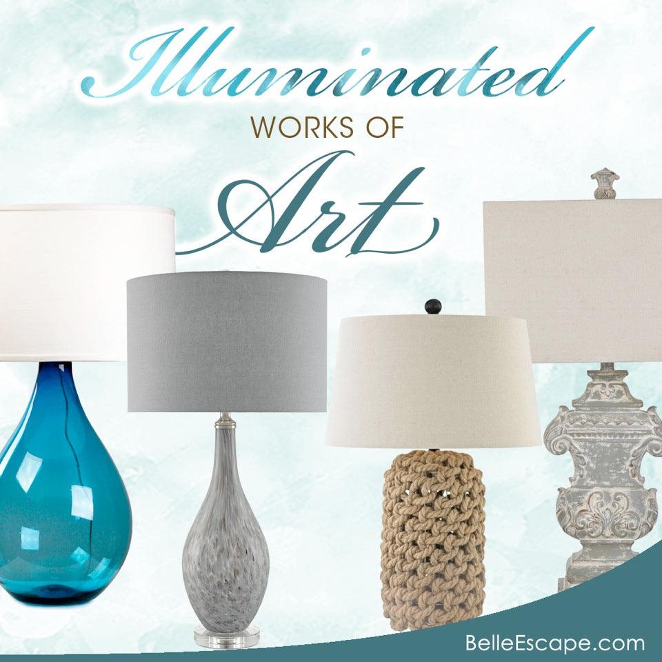 Illuminate Your Home With an Artistic Lamp - Belle Escape