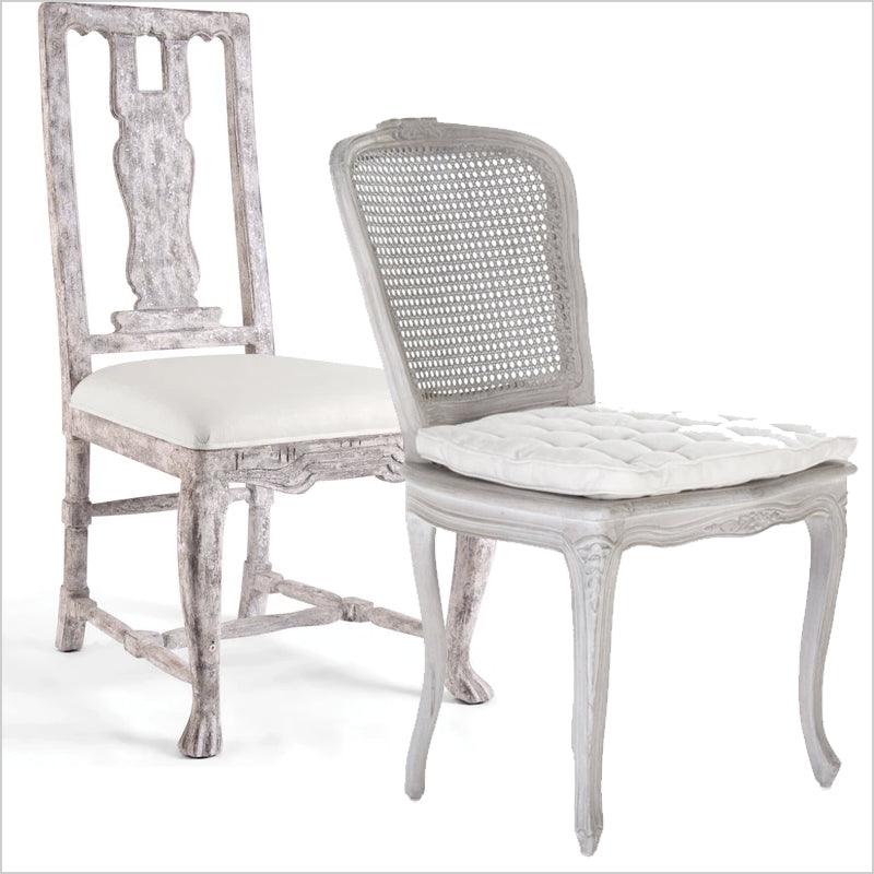 Shabby Chic Dining Chairs - Belle Escape