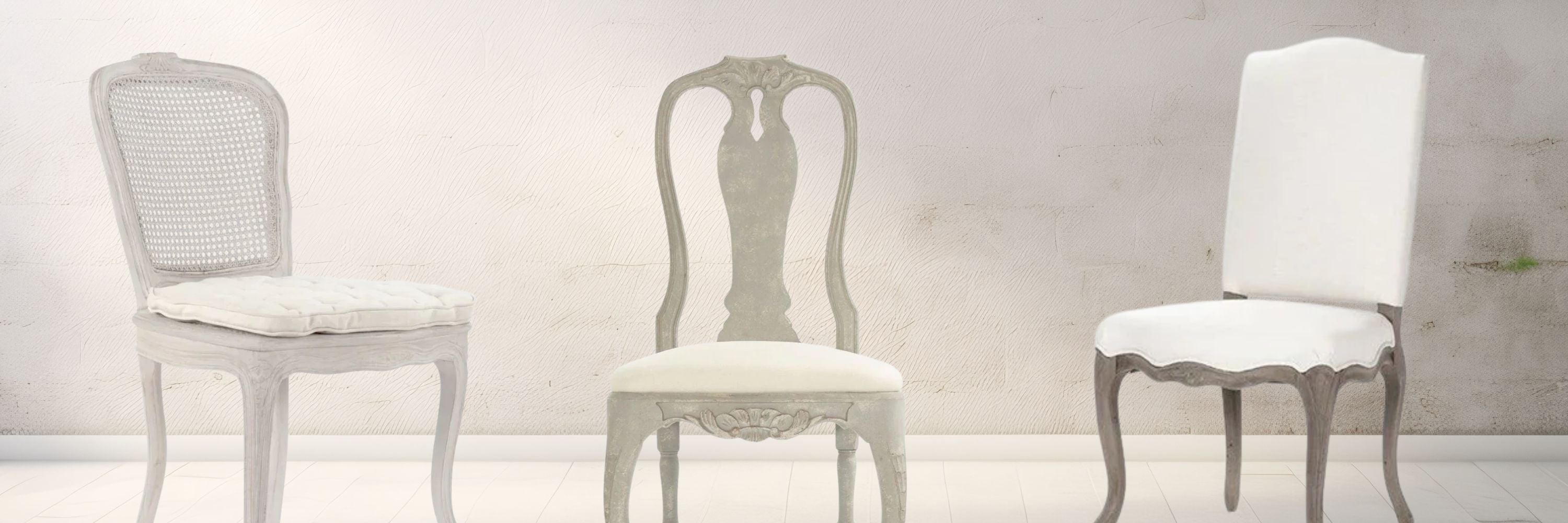 Shabby Chic Dining Chairs - Belle Escape