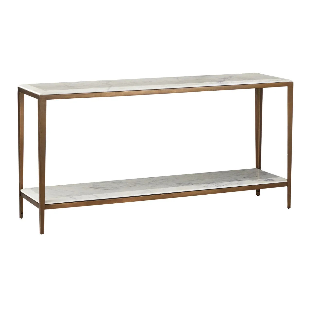 White Lilac Marble Console Table