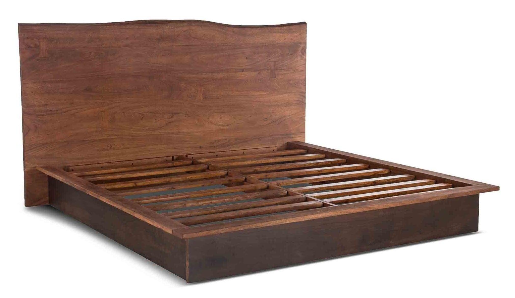 San Marino Acacia Wood Bed