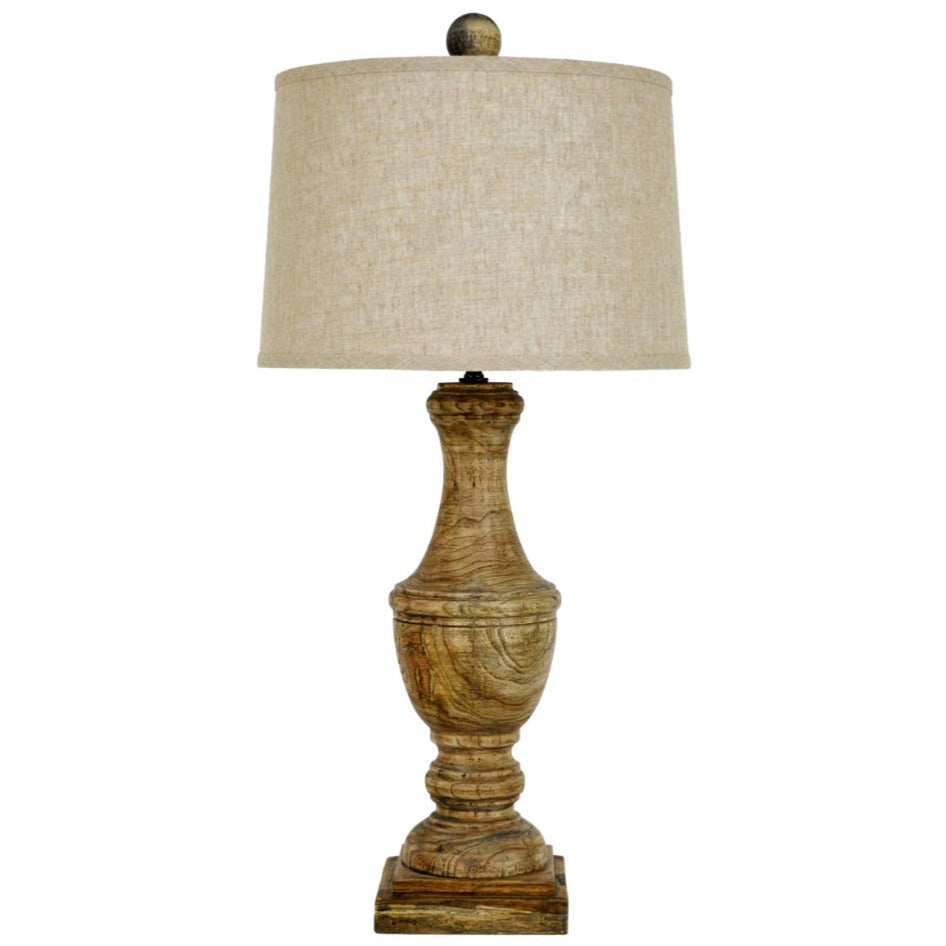 Provincial Carved Table Lamp