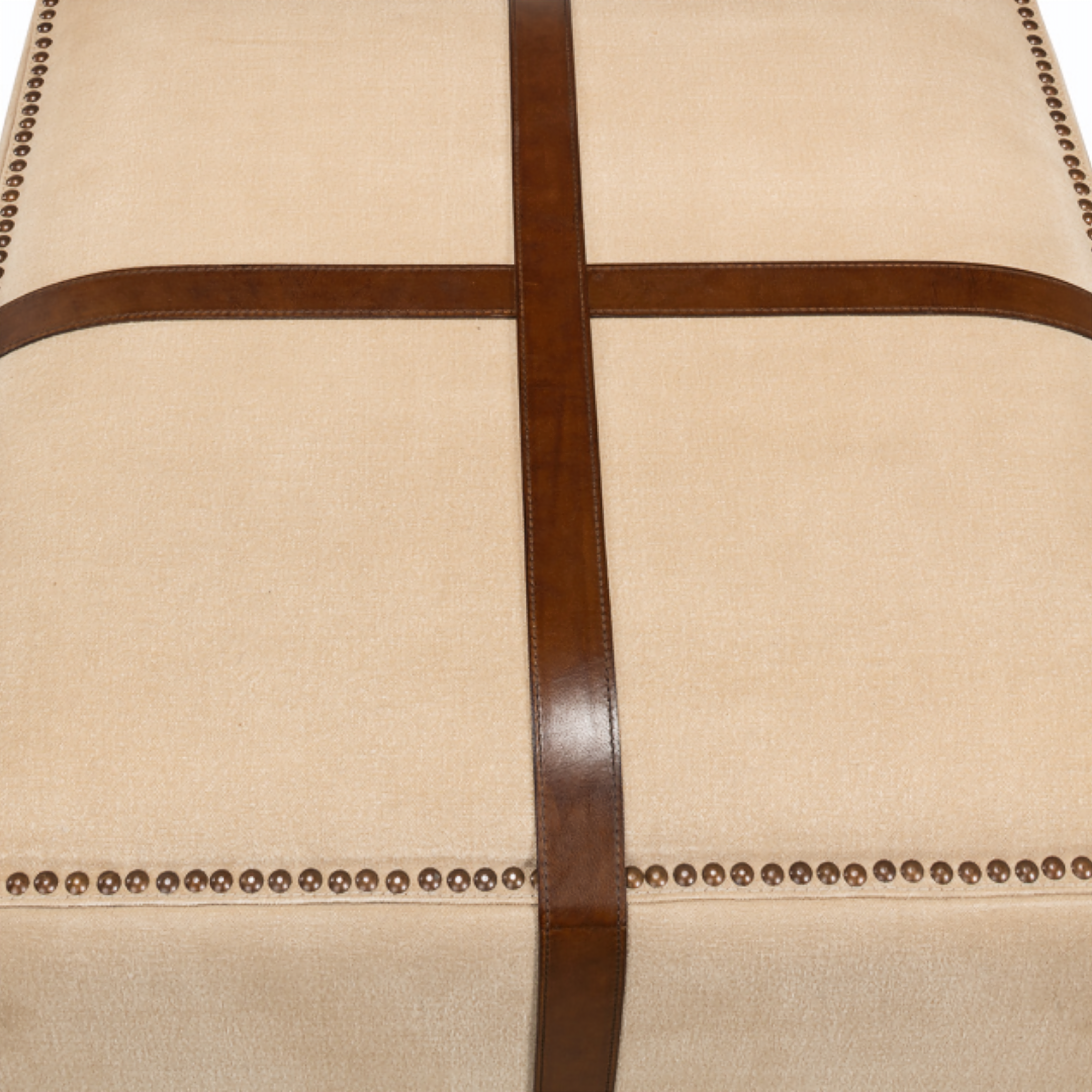 Strap Canvas & Leather Stool
