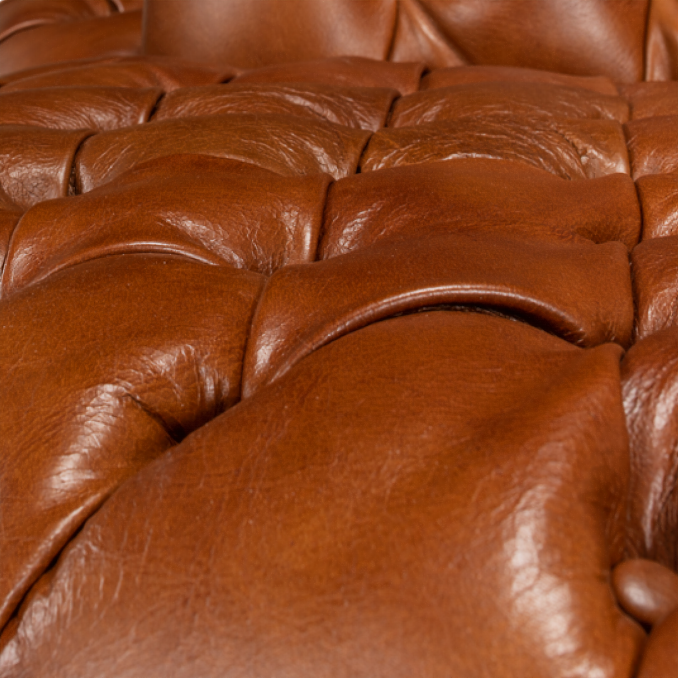 Tufted Leather Lobby Sofa