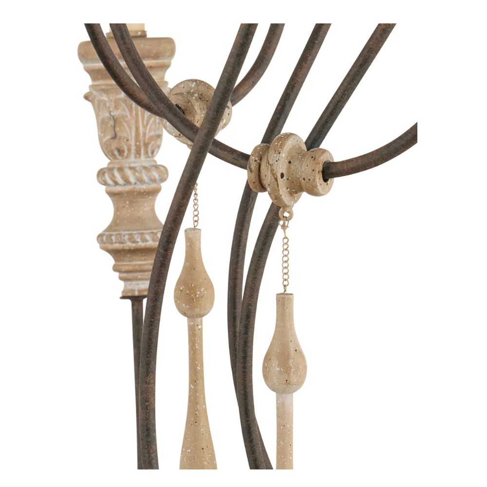 Large French Shabby Chic Chandelier