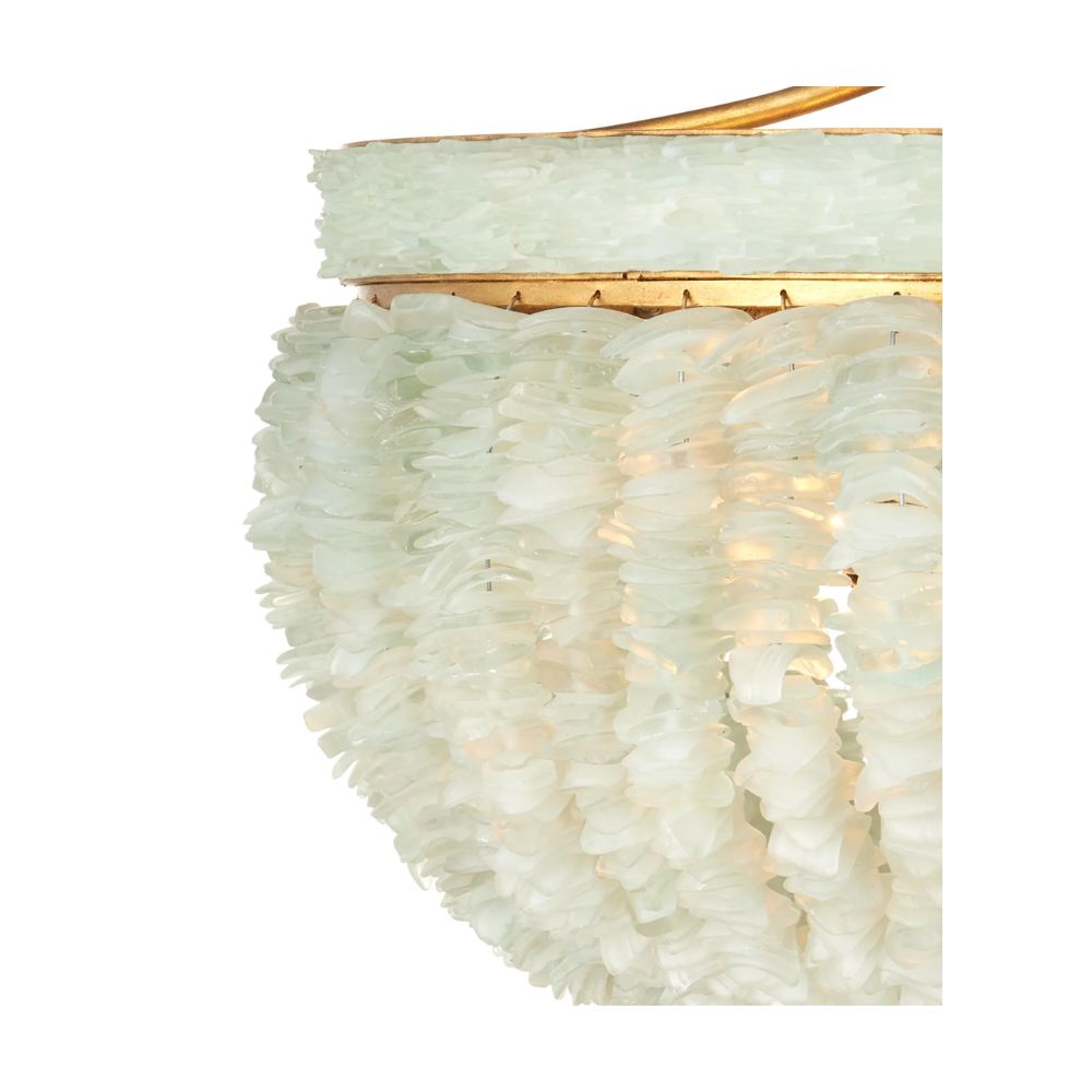 Gilded Seaglass Chandelier