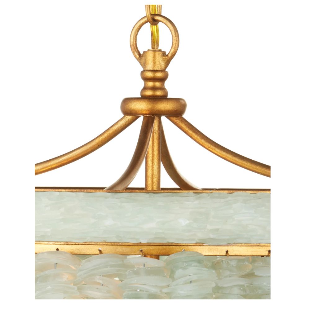 Gilded Seaglass Chandelier