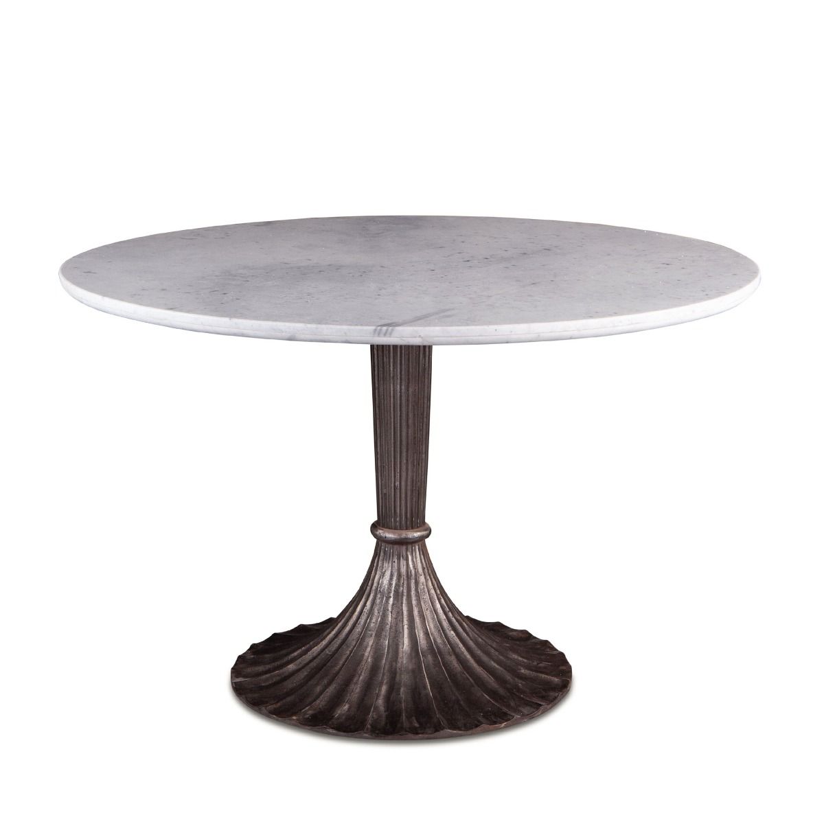 French Bistro Marble Top Dining Table