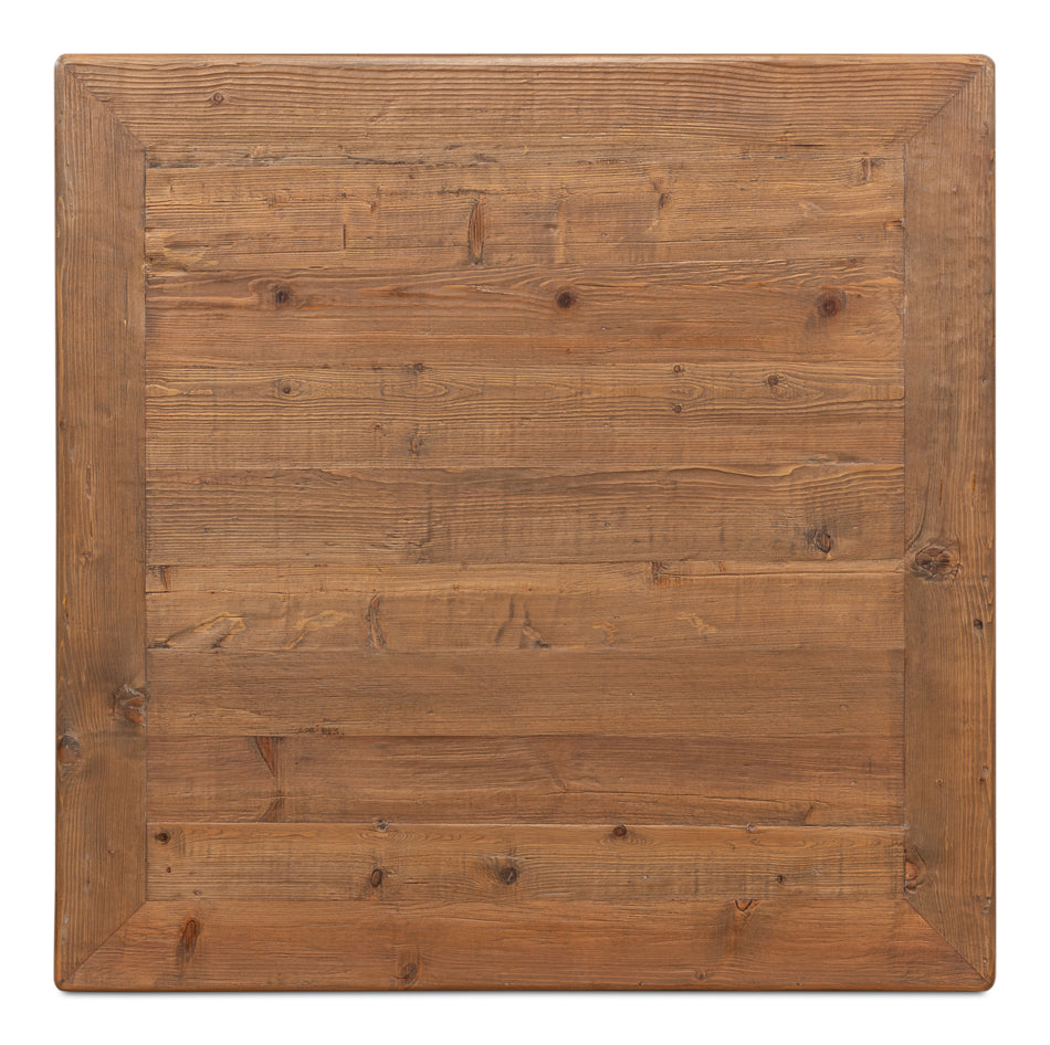 Brown Farmhouse Planked Coffee Table