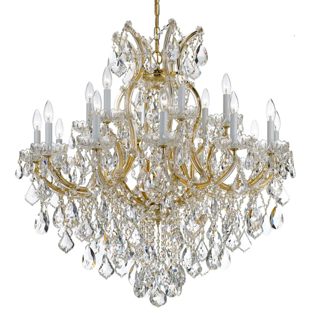 Celestia Gold Crystal Chandelier