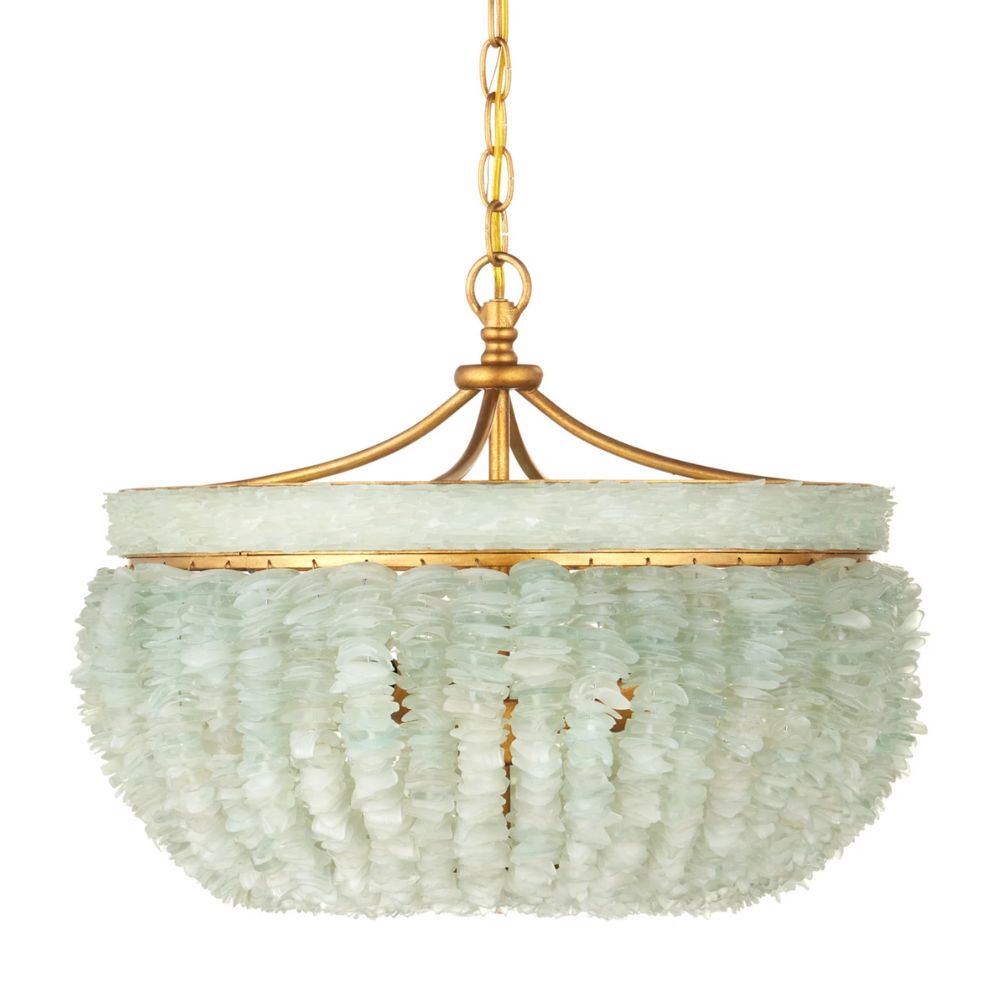 Gilded Seaglass Chandelier
