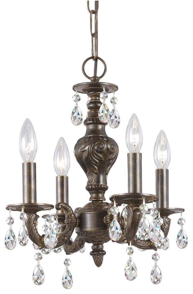 Timeless Bronze Mini Crystal Chandelier