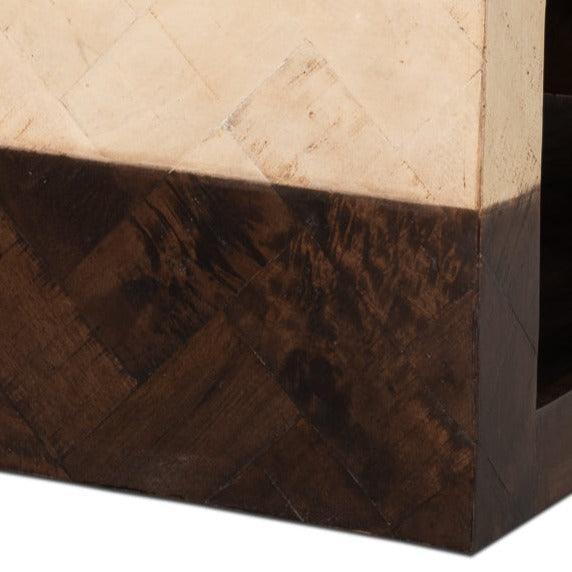 Tow-Tone Modern Wood Coffee Table