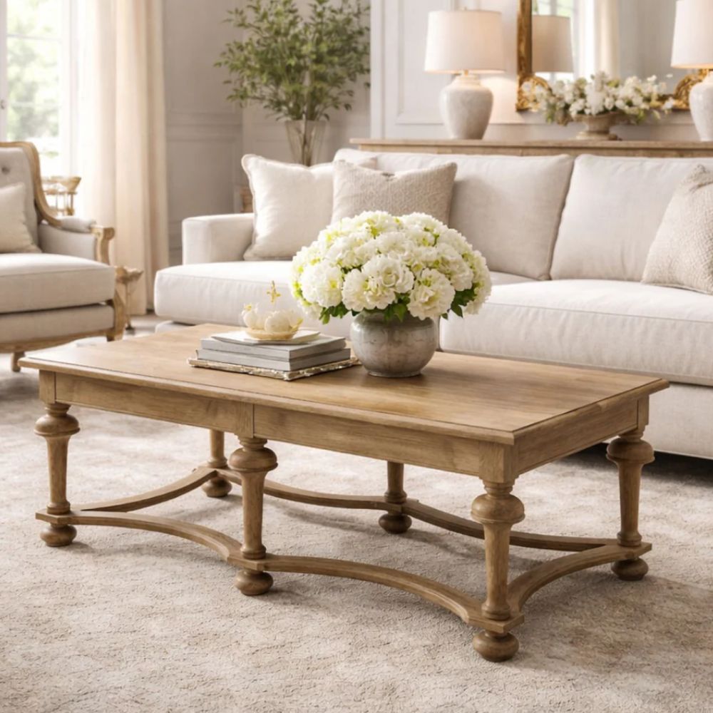 Natural Belle Farmhouse Coffee Table