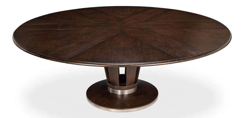 Soho Contemporary Brown Jupe Dining Table
