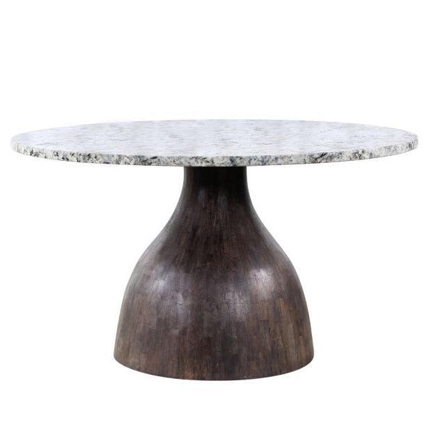 Alaska Island Marble Top Dining Table