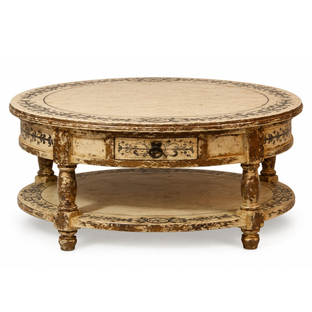 Angelique Scroll Top Coffee Table