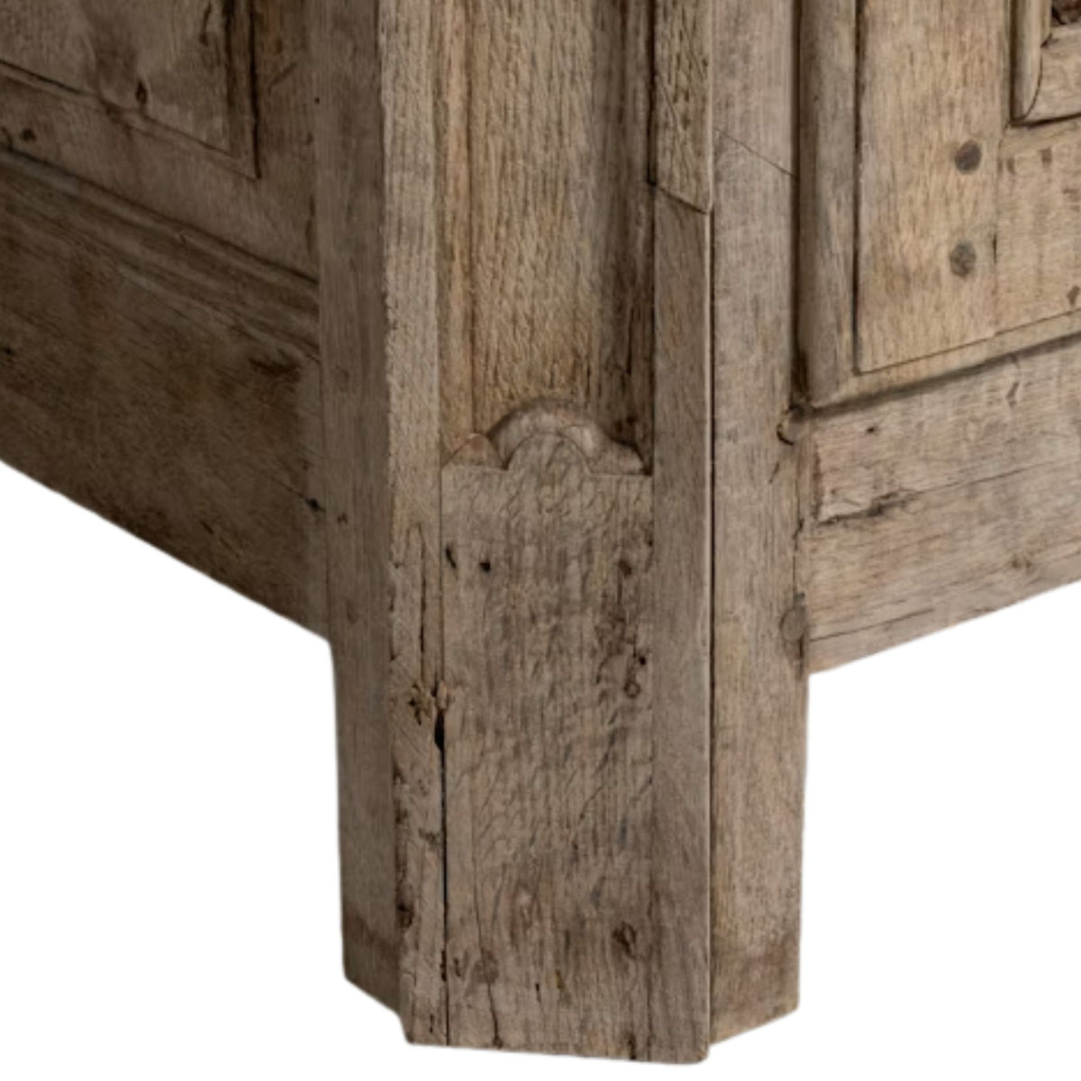 Avignon Antique French Mesh Door Armoire, Circa 1800
