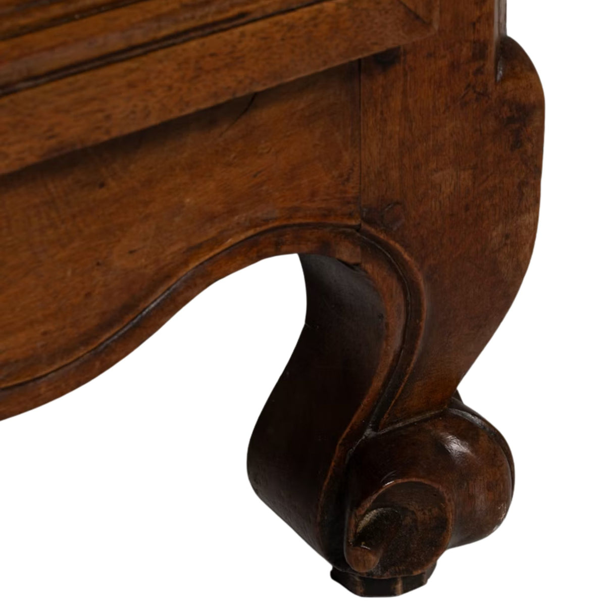 Antique French Provincial Carved Walnut Buffet, Circa 1800