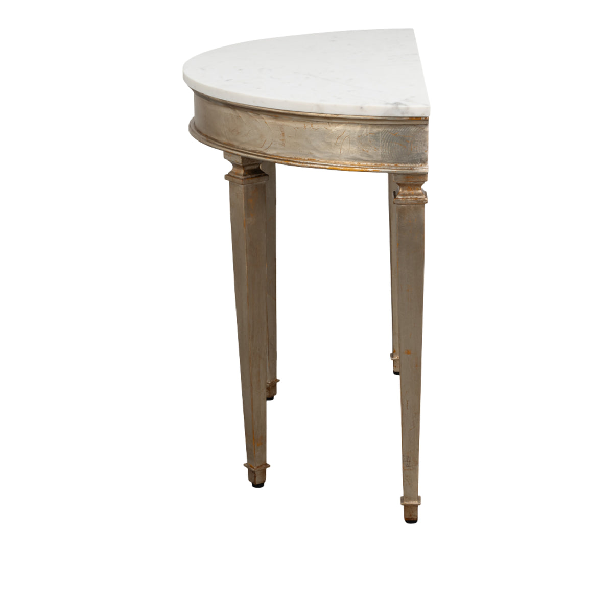 Aurélie Gold & Marble Demilune Console