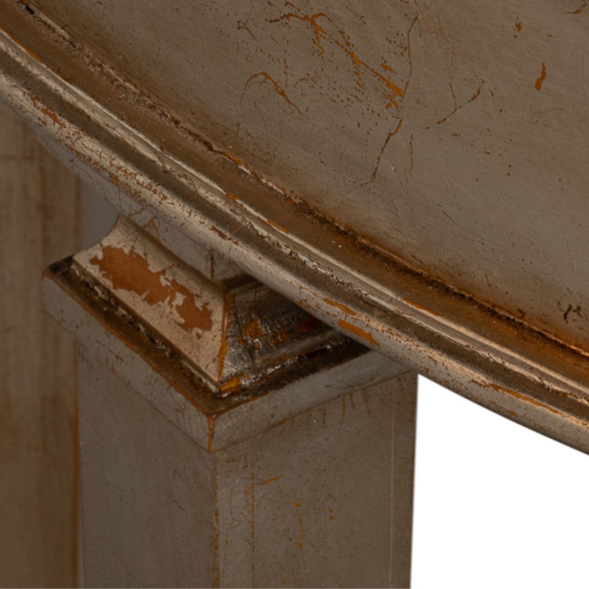 Aurélie Gold & Marble Demilune Console