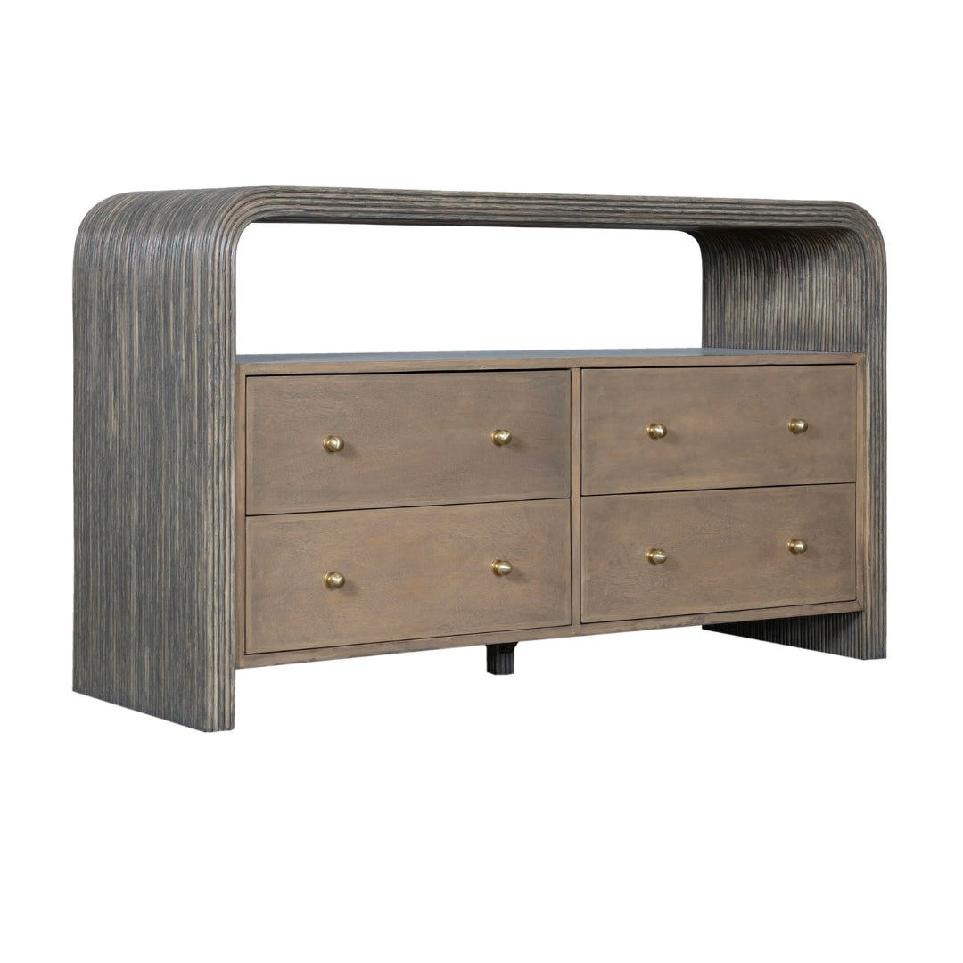 Archline Rattan Storage Dresser