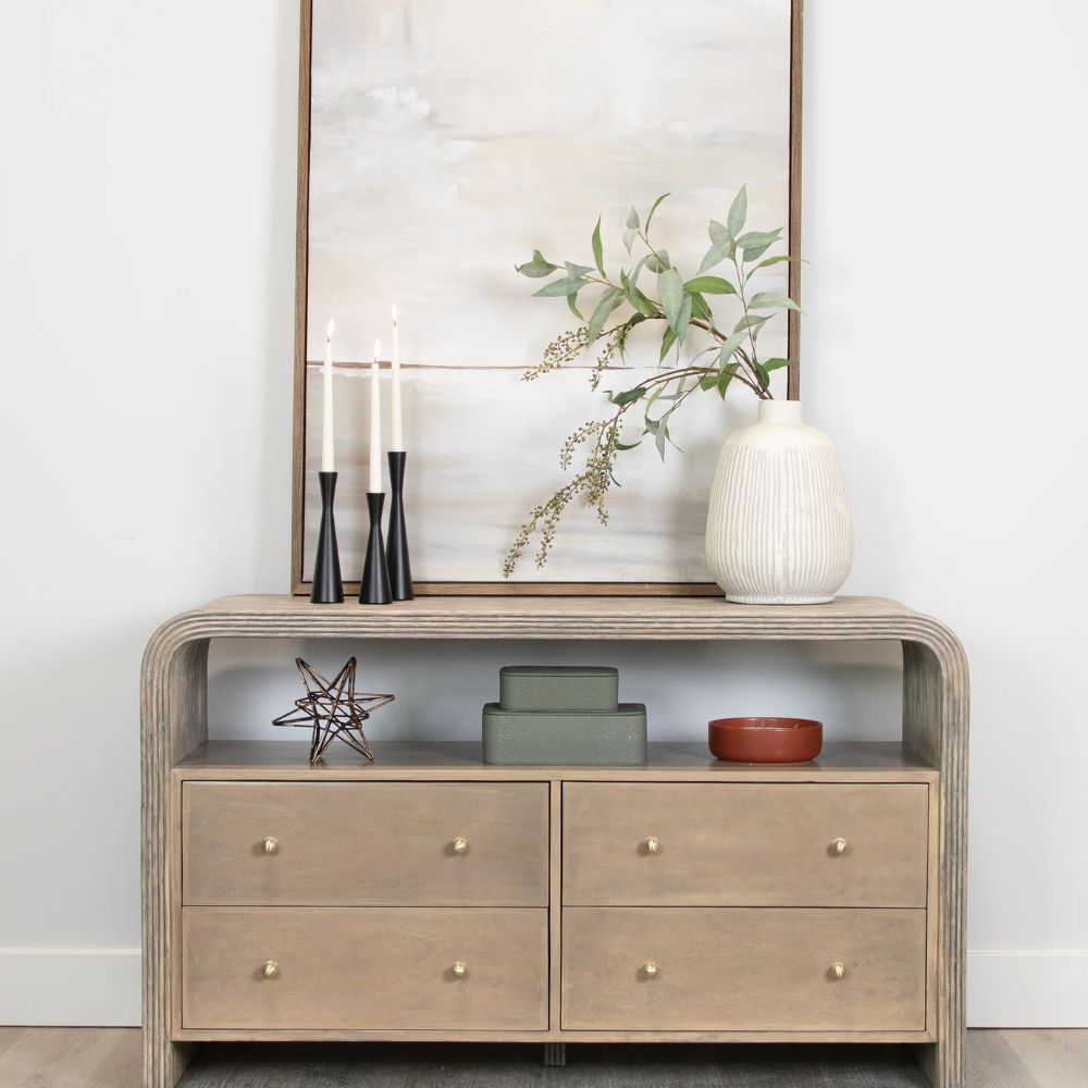 Archline Rattan Storage Dresser