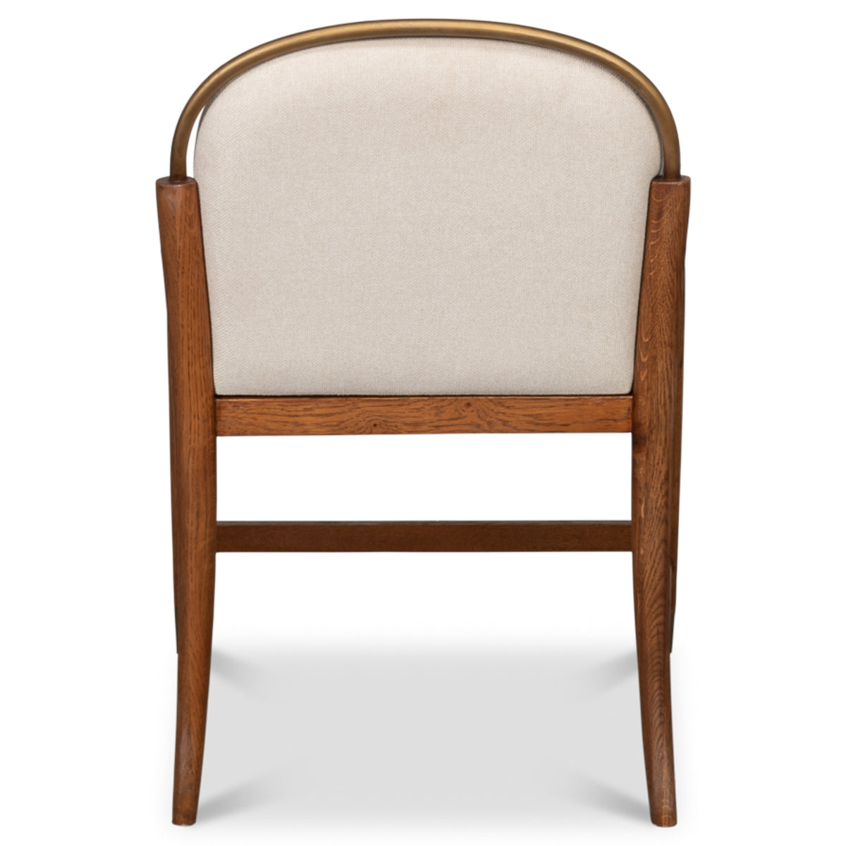 Aurelle Tan Upholstered Oak Dining Chair