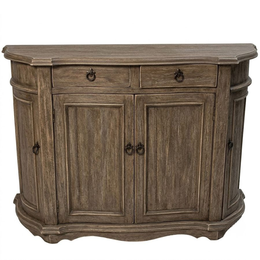 Barnwood Demilune French Sideboard