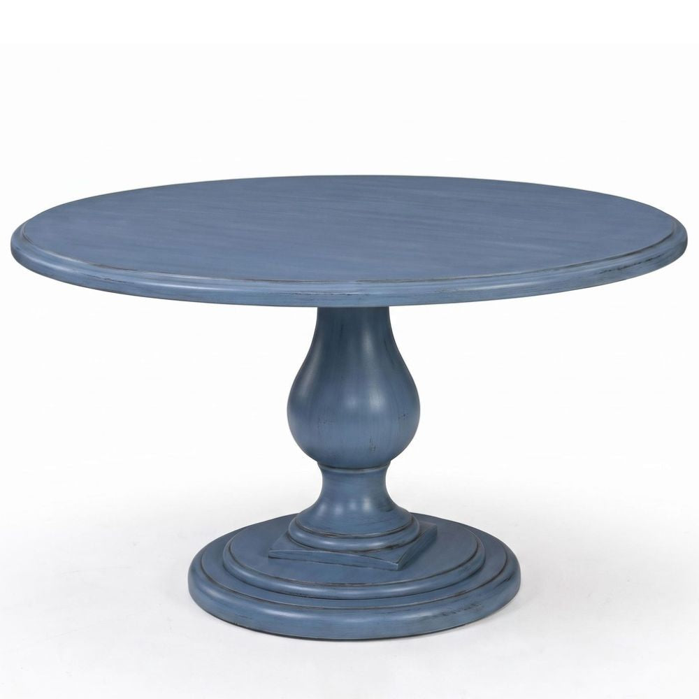 White Belle Provence Round Pedestal Dining Table