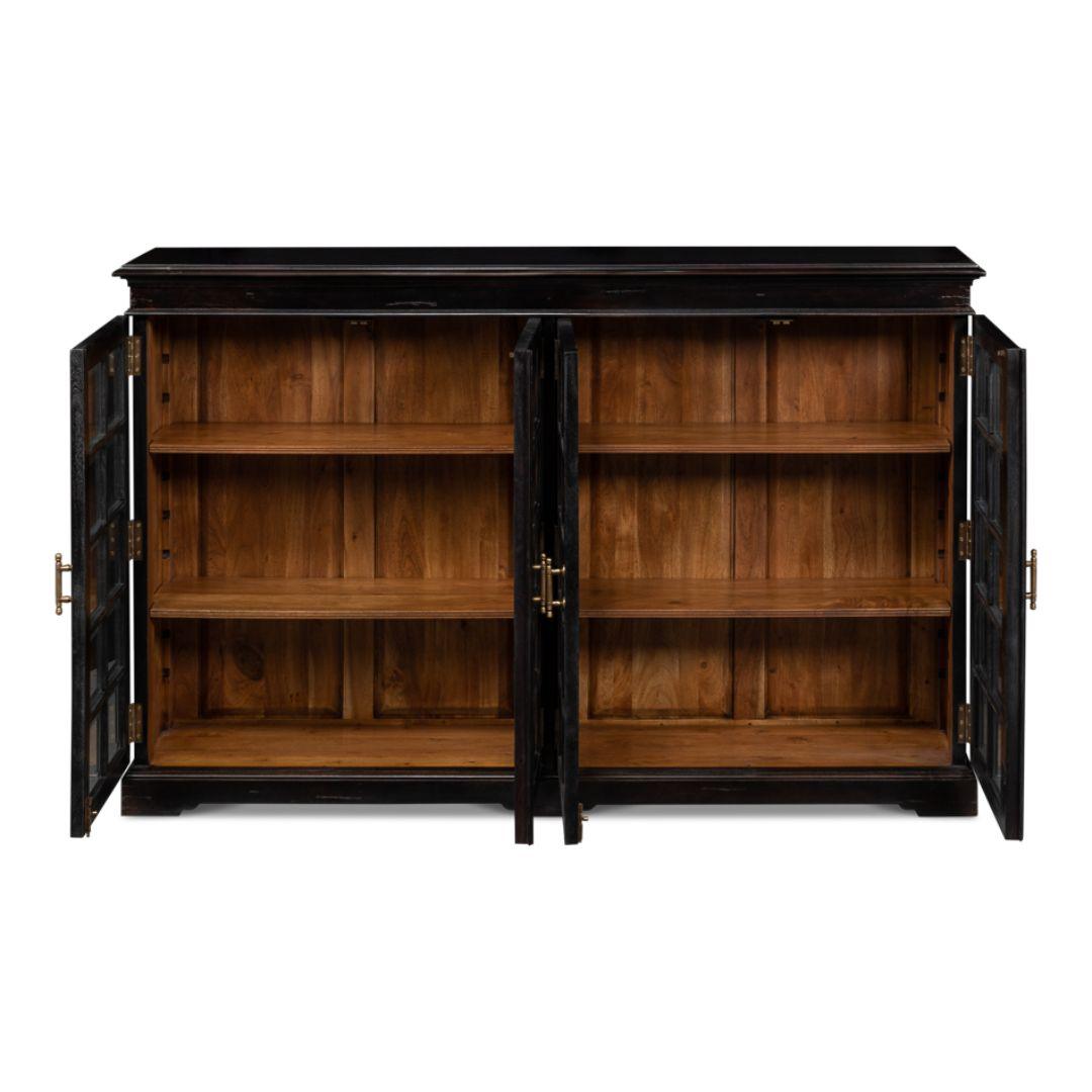 Black French Country Buffet
