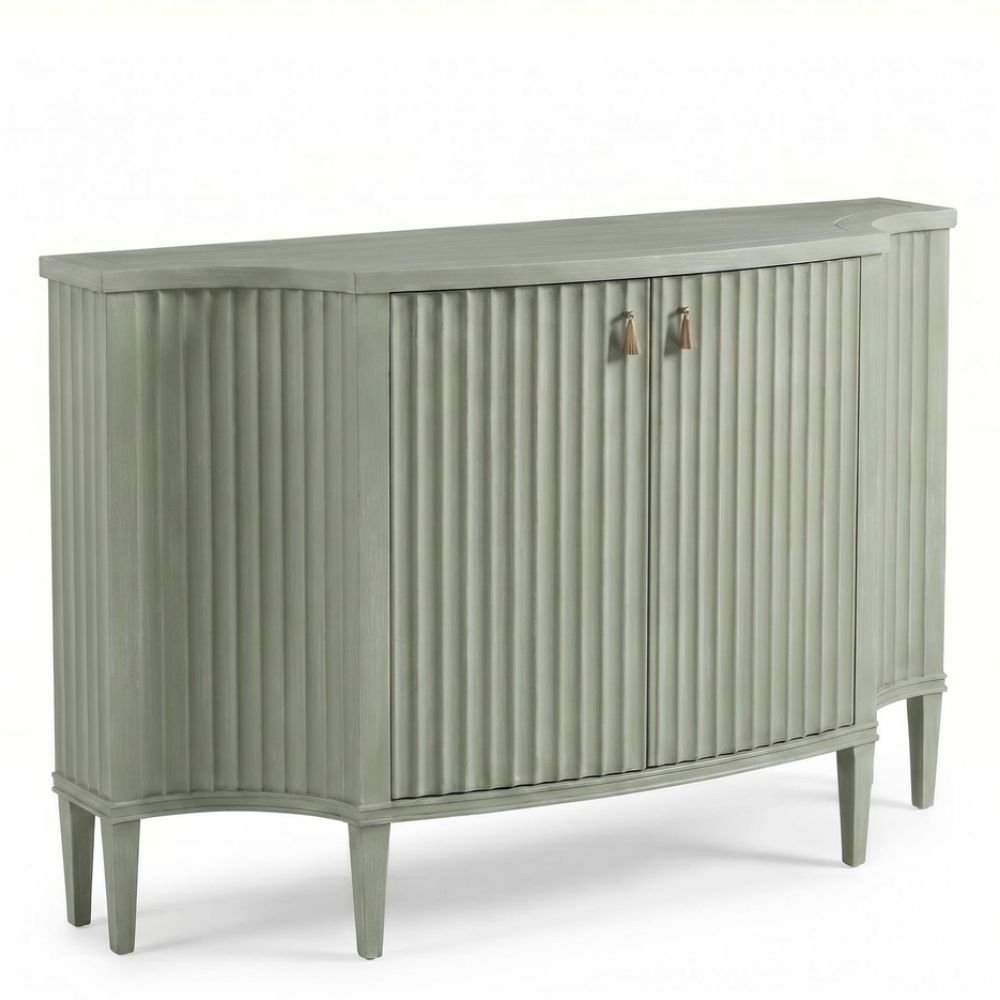 Blanca Fluted Curved Sideboard