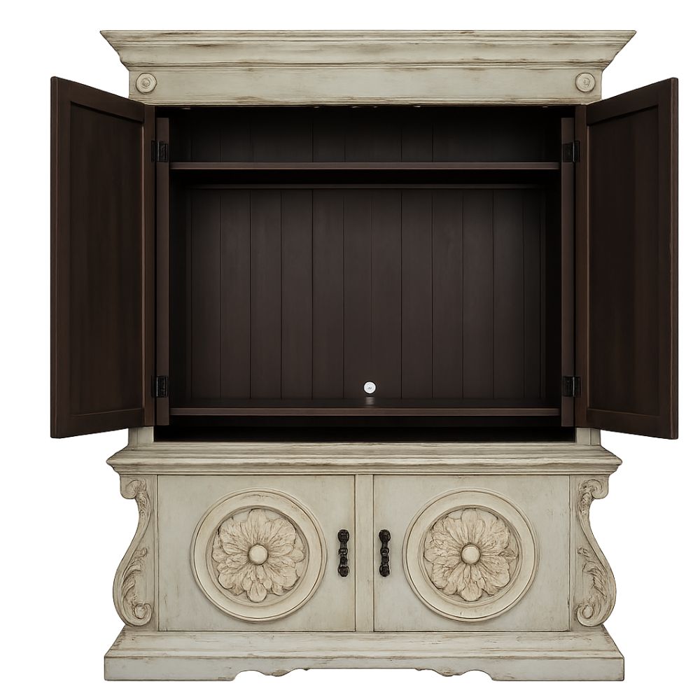 Sky Blue Shabby Chic Armoire