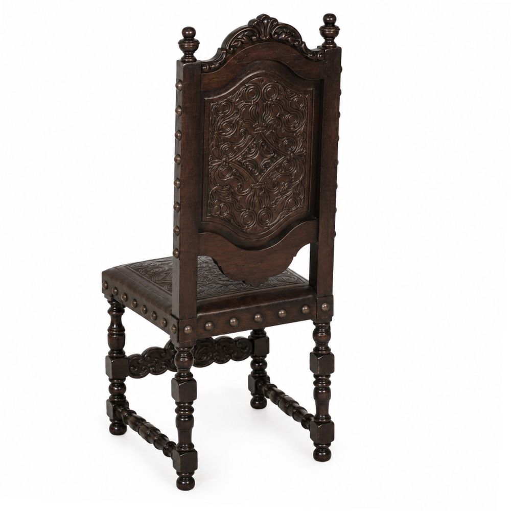 Del Rey Brown Spanish Leather Chair