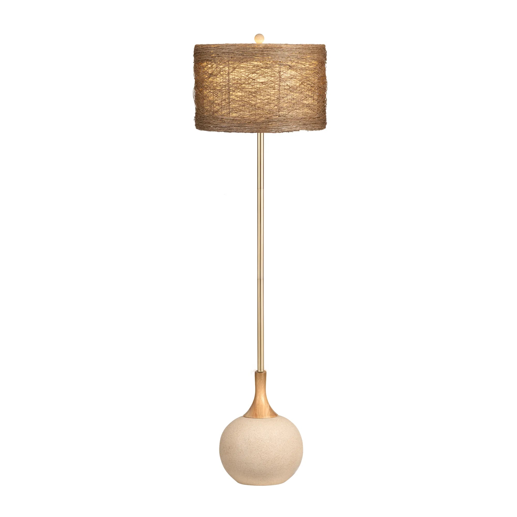 Aurora Woven Floor Lamp