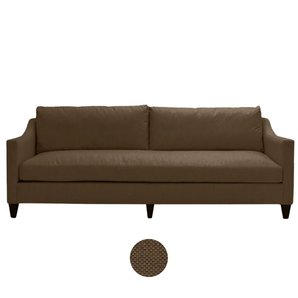 Madison White Upholstered Sofa