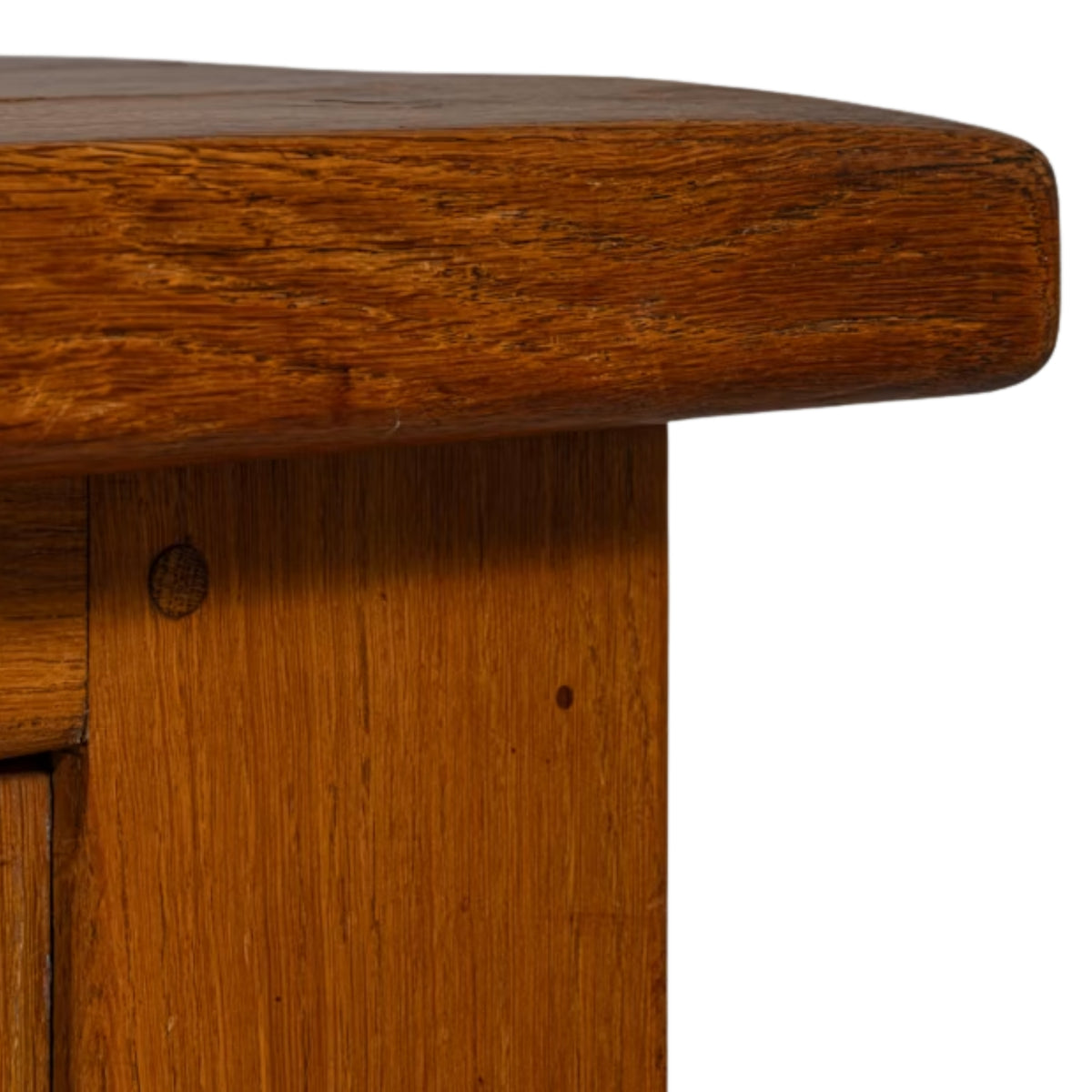 Gothic Wood Arched Door Sideboard, Circa 1970