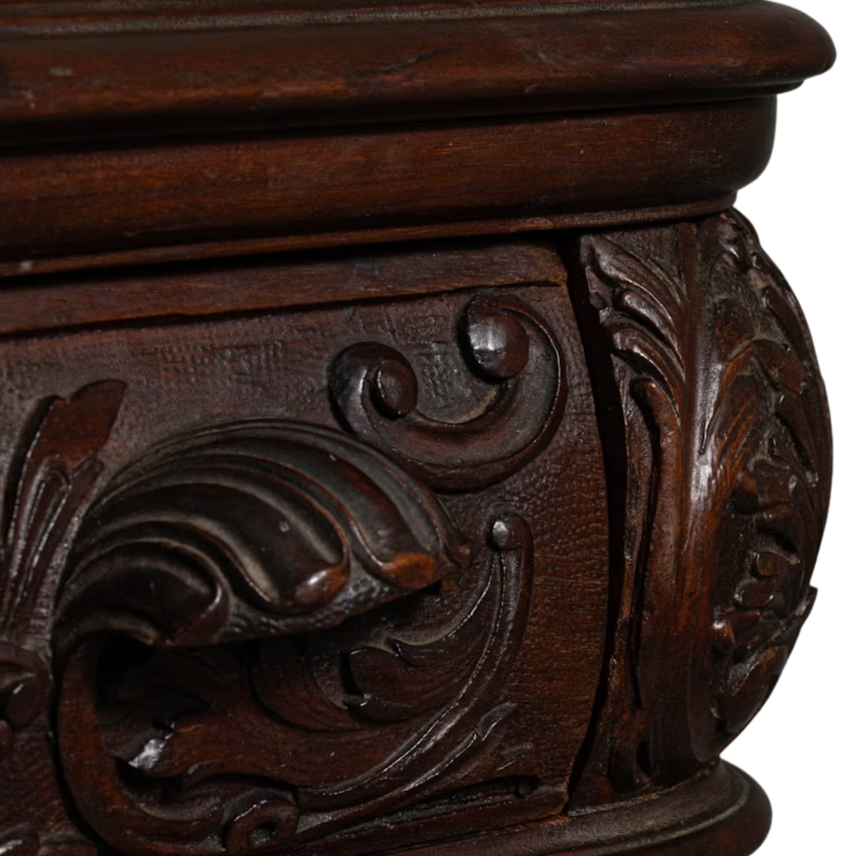 French Baroque Ornately Carved Chest of Drawers