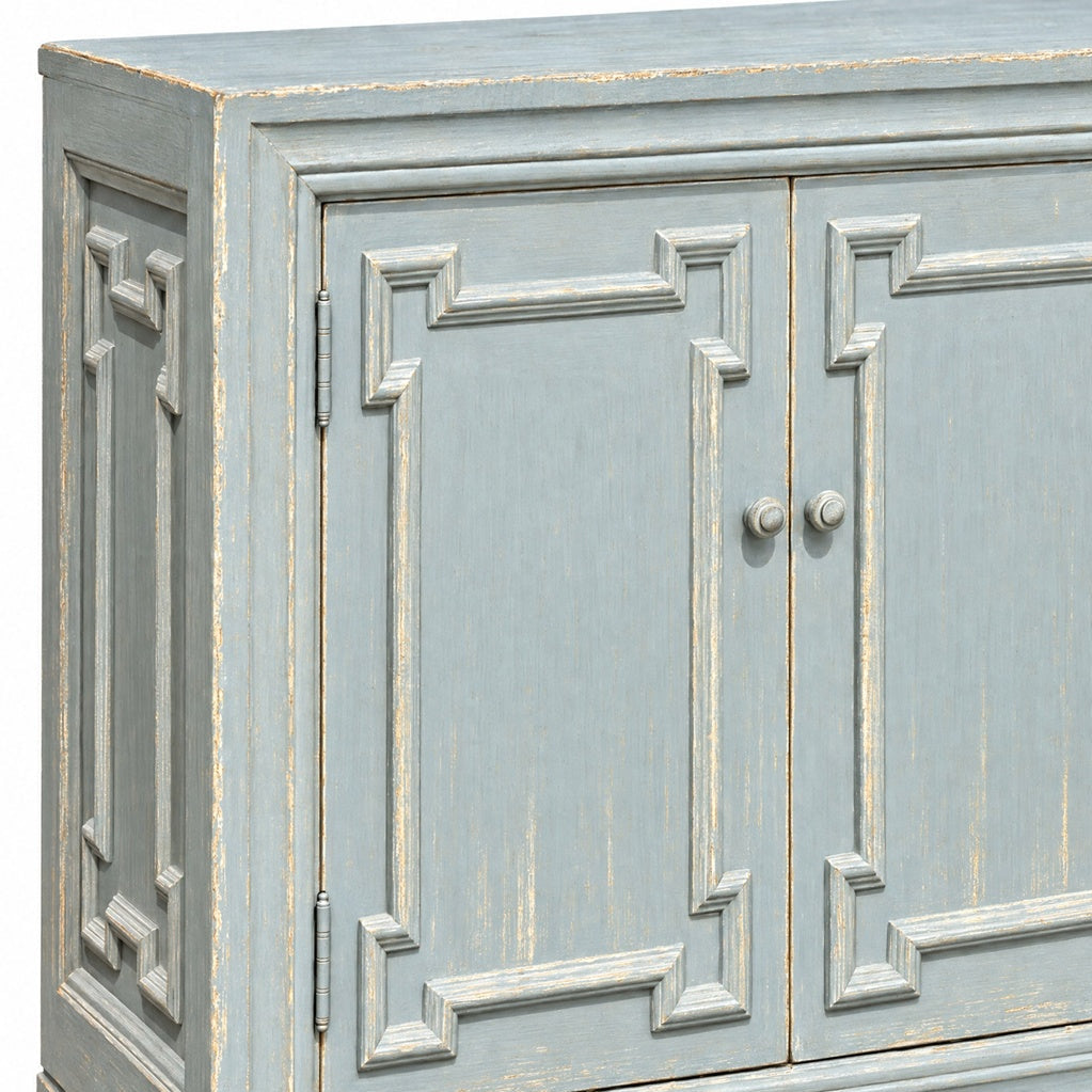 Celestine Blue Architectural Door Buffet