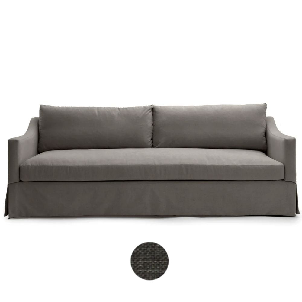 Plus White Blanco Skirted Sofa