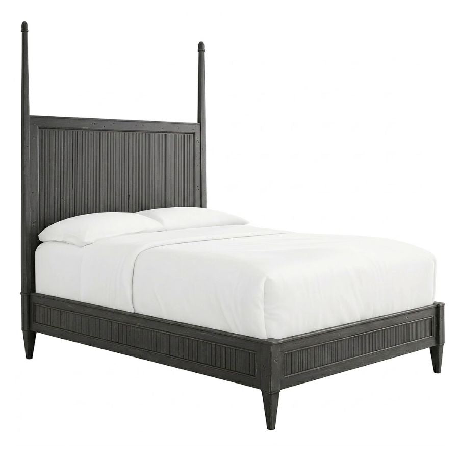 Two Poster Reeded Platform Bed