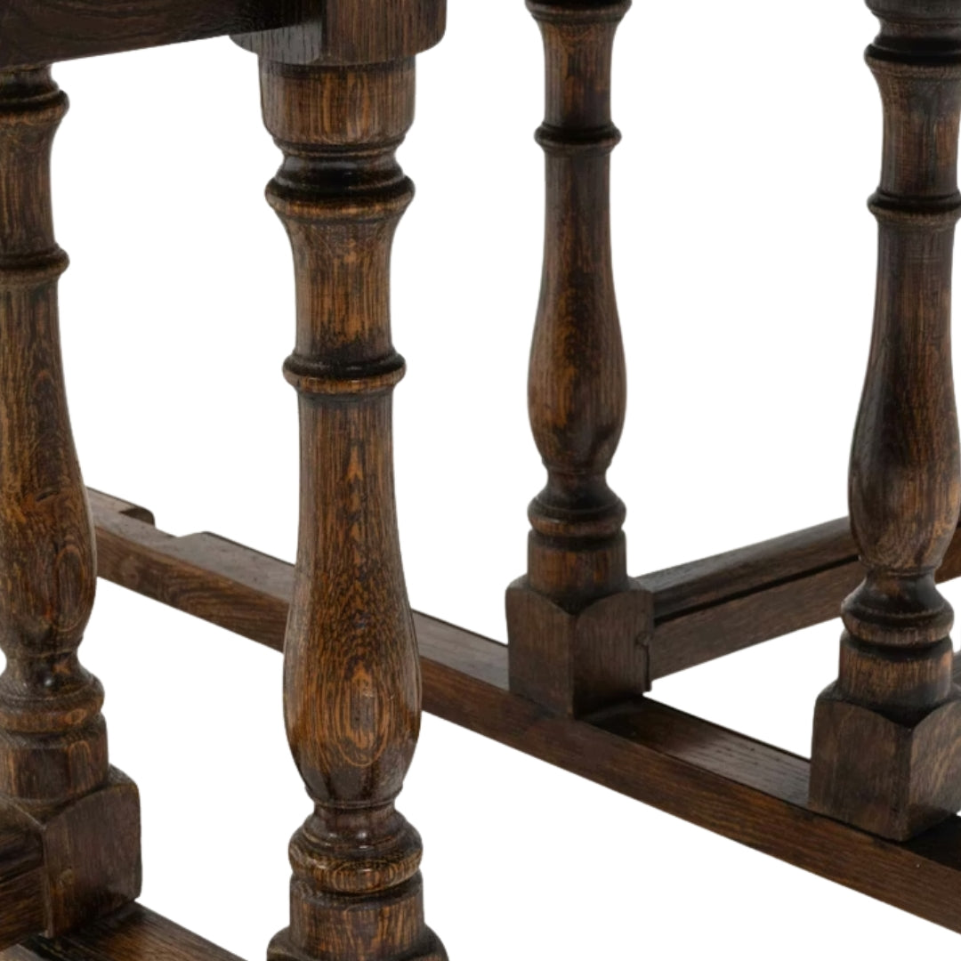 Classic Oak Oval Drop-Leaf Table, Circa 1880
