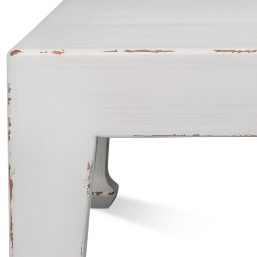 Classic White Curved Leg Coffee Table