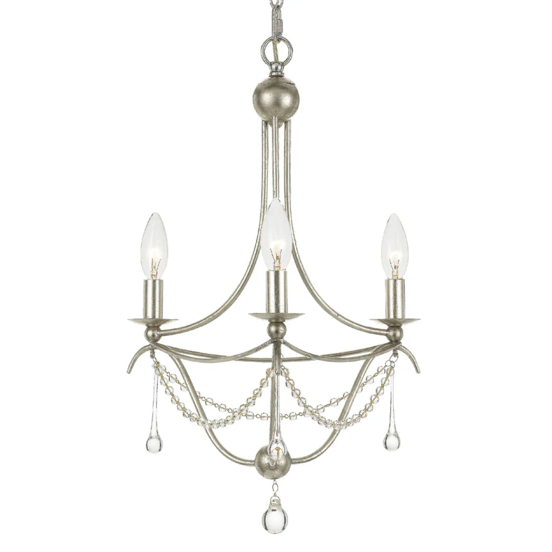 Jewel Crystal Accent Chandelier